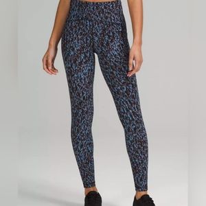 NWT Lululemon swift speed HR tight 28 inches women size 2 leopard camo